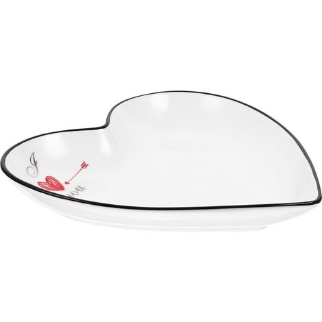 Plateau de Présentation pour Bijoux et Assiette de Dessert en Céramique Créative Facile à Nettoyer et Ranger pour Décoration de Table Lors de Mariage (1/5)
