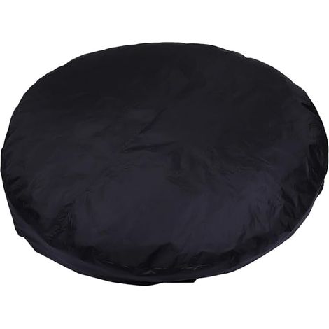 Round Spa Cover 200 x 200 cm for Bathtub, Pool and Patio Protection Durable and Weatherproof (1/5)
