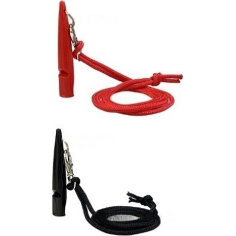 2 sifflets pour chien, 210,5 dB, en plastique ABS, avec cordon de 45 cm, pour dressage et rappel (1/5)