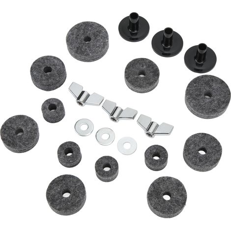 21 Pièces Kit de Remplacement pour Cymbales : Joints, Bagues et Accessoires pour Pied de Charleston - Compatible avec la Majorité des Modèles (1/5)