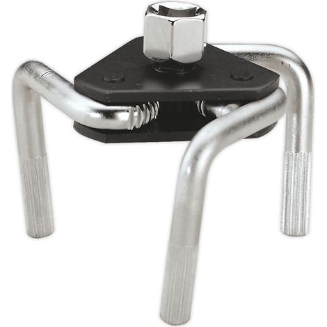Sealey Oil Filter Claw Wrench 3/8"" & 1/2""Sq Drive 65-110mm Capacity AK643 (1/2)