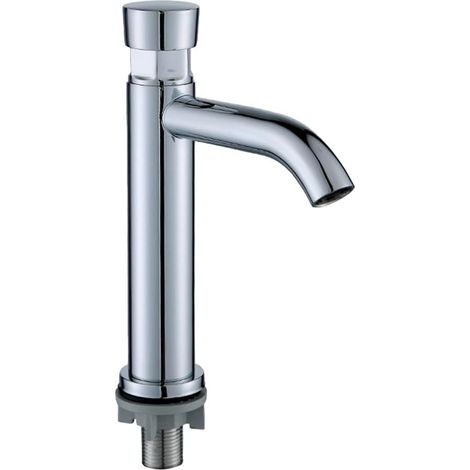 Mitigeur pour vasque, inox, chromé, pour lavabo et toilettes (1/5)
