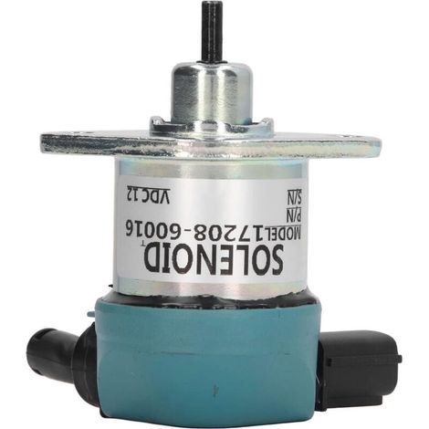 Électrovanne d'arrêt de carburant 17208-60015 17208-60016 17208-60017 17208-60010 Compatible avec Kubota V1205 V1505 V1305 D1105 D1005 D905-sfygv