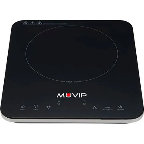 Muvip Cocina de Inducción 2000W Noir Compacte