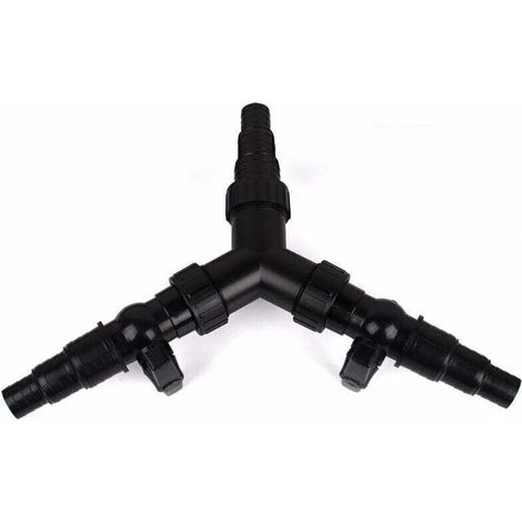 SABIR Répartiteur En Y Distributeur D'Eau Pour Pompe De Bassin Cst-02F 25/32/38Mm (1"/1 1/4"/1 1/2"),de (1/4)