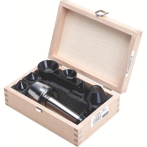 Röhm centri rotanti, attacco MK 2, dimensione 102, completo di tutti gli inserti - 061702. (1/2)