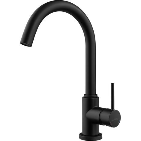 Robinet cuisine Luisina noir mat EDEN (1/3)