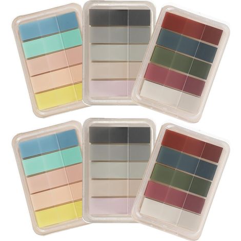 boxes of paper notes stickers with transparent self adhesive (1/5)