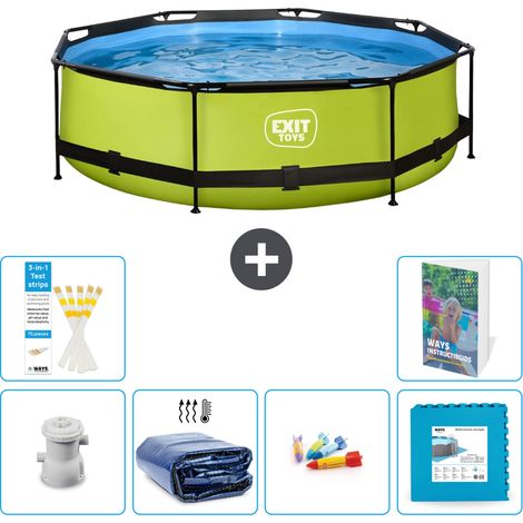 Exit Pool Rund - 300x76 cm - 7-teilig S229