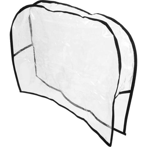 Housses De Dossier De Chaise De Coiffure Transparentes Imperméables 51 x 40 x 12 Cm en Plastique Protection Anti Taches pour Salon De Beauté (1/5)