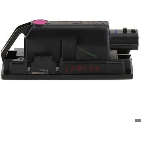 Éclairage plaque immatriculation – 8200480127 W5W – Compatible Clio Megane – Noir Transparent (1/4)