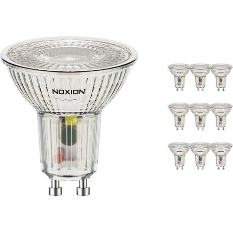 Lot 10x Noxion Spot LED GU10 PAR16 3.7W 270lm 36D - 840 Blanc