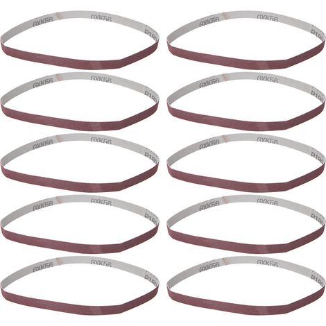 Ortviai Bande abrasive circulaire 457 x 13 mm, oxyde d’aluminium, grain 180, lot de 10 pièces (1/5)