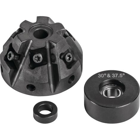 METALLKRAFT 3991112 30° Fräskopf und Führungsrolle (1/2)