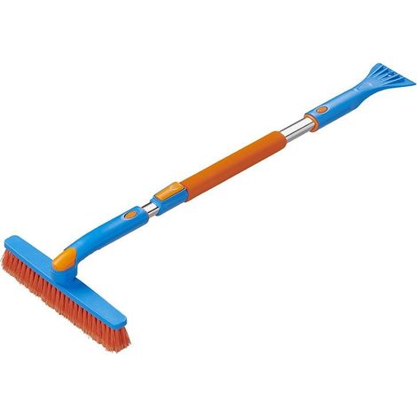 Balai à neige avec grattoir à glace + manche télescopique 99-127cm (1/5)