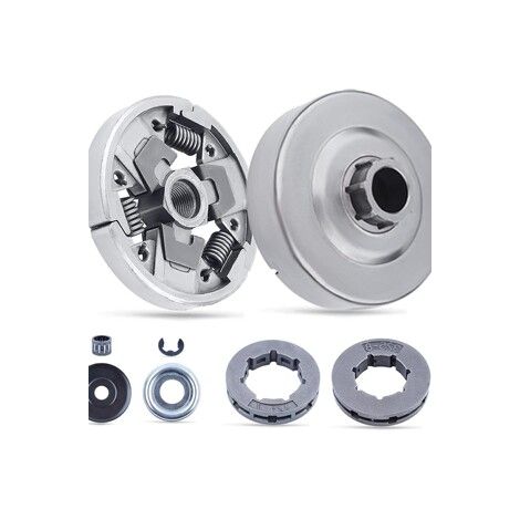 Kit embrayage compatible Stihl MS240 MS260 MS261 – Avec aiguilles et pompe à huile – Modèle pour 261