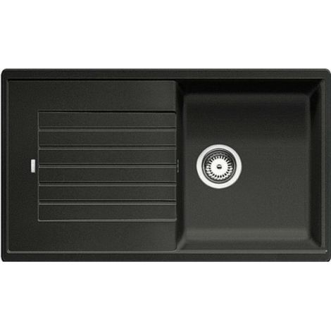Blanco ZIA 5 S - SILGRANIT Spüle aus PuraDur-Granitverbundstoff mit Abtropffläche, Farbe Anthrazit (1/3)