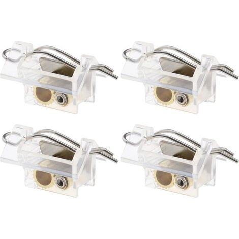 4pcs Stores Cordon Serrure Stores Mécanisme d'aide Pièces de Rechange Stores de Fenêtre Composants Meubles de Maison Décor Accessoires Transparent (1/5)