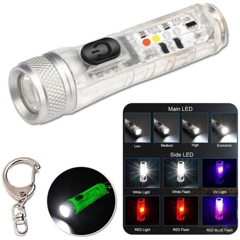 USB-wiederaufladbare Outdoor-Taschenlampe S11, Mini-leistungsstarke Taschenlampe mit elektromagnetischer Saugfunktion, wiederaufladbar (1/5)