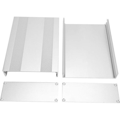 Boîte en aluminium de projet Boîte de refroidissement d'instrument de carte PCB Cas de projet électronique 2,1 × 5,7 × 7,9 pouces argent (1/5)