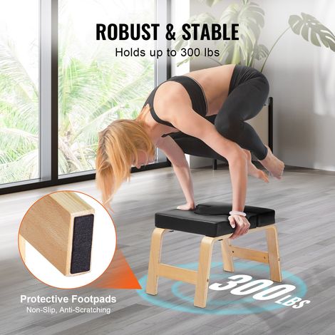 Tabouret d'Inversion de Yoga Charge 136 kg Chaise de Yoga Cadre (1/5)