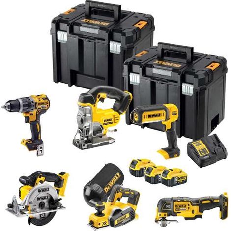 Dewalt DCK665P3T 18V Cordless 6 Piece Kit - 3 x 5.0Ah Batteries (1/10)