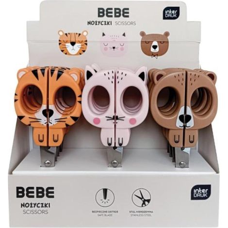 Forbici BB Friends da 13 cm (12 pezzi)