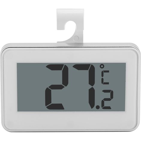 Réfrigérateur numérique grand écran LCD pour cuisine, thermomètre congélateur avec support réglable et aimant (1/5)