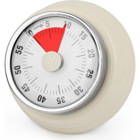 Visueller Küchentimer 60 Min – Eieruhr & Pomodoro Timer – Mechanischer Wecker für Kinder & Erwachsene – Magnetisch – Ideal für Klassenzimmer, Büro, Küche – Lernuhr Kinder & Autismus Hilfsmittel (1/5)