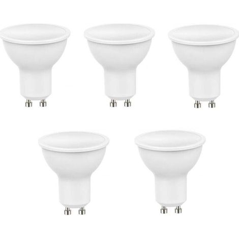 5 Faretto Led Gu10 Lampadina 5w Luce Naturale Lampadine Per Lampadario Applique