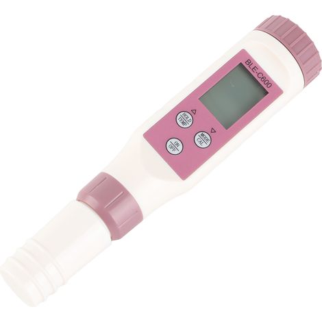 Stylo de mesure de la qualité de l'eau, pH-mètre intelligent 7-en-1, compatible Bluetooth, pH/TDS/EC/ORP/SG/salinité/température (1/5)