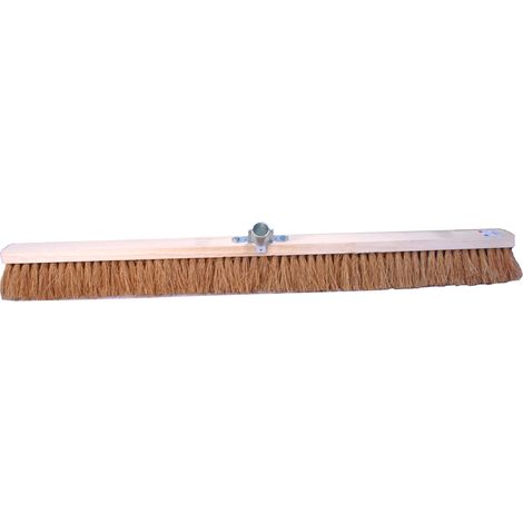 Topcar – Balai coco 1 mètre 20728 – Douille métal galvanisé 28mm – Support bois robuste – Nettoyage efficace pour espaces confinés