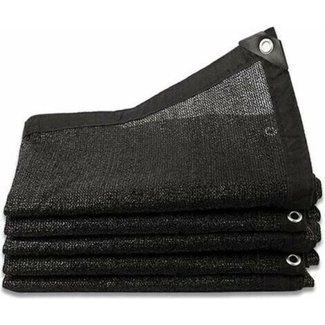 Filet D'Ombrage 8 Broches Ombrage 80% Renforce éPaissir Voile Ombrage, Serres Filet Coupe-Vent avec Oeillets(3x4m)