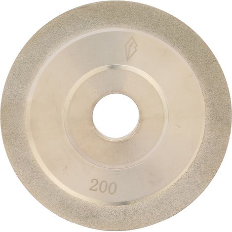 Ortviai Meule abrasive diamantée électroplacée 100 x 20 mm pour meuleuse – grain 200 (1/5)