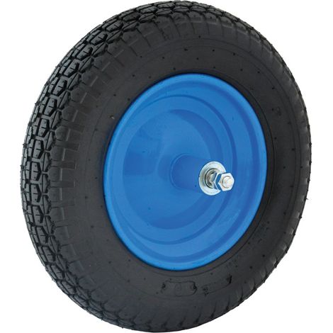 RUOTA PER CARRIOLA PNEUMATICA CON CUSCINETTI interasse mm 110