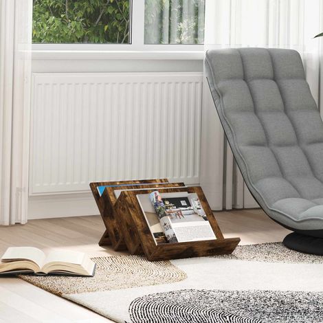 Magazinregal Geräucherte Eiche 53 x 40 x 28,5 cm Holzwerkstoff