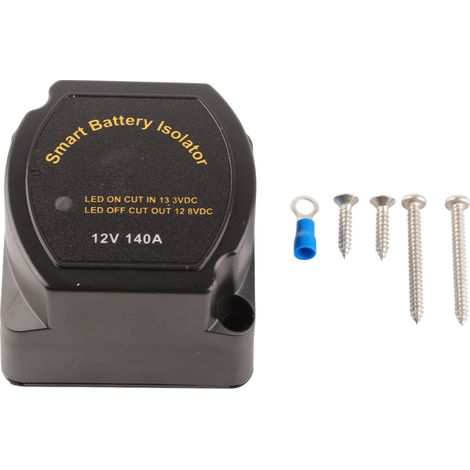 Accessoires d'installation de relais sensible à la tension de charge automatique d'isolateur de batterie 12V 140A (1/5)