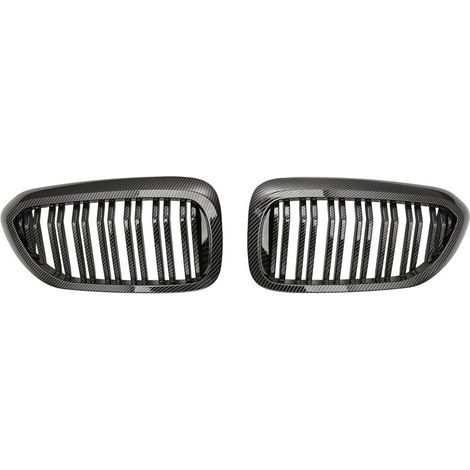 Griglia anteriore in fibra di carbonio per BMW Serie 5 G30 G38 (modelli 2017-2020).