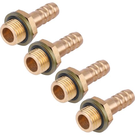 4 pièces adaptateur vis creuse M8 pour refroidisseur d'huile moto, système refroidissement huile, raccord M121,25mm (1/5)
