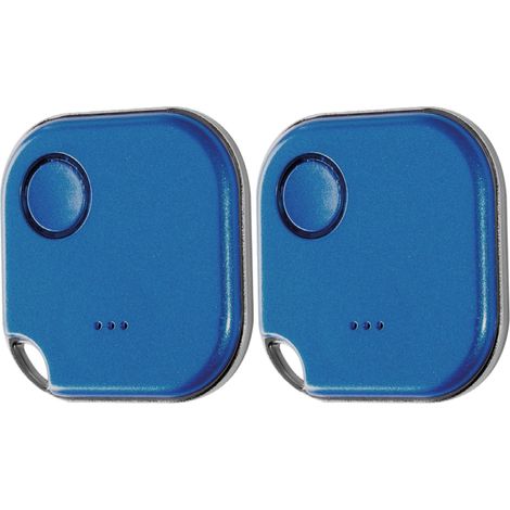 SHELLY Interrupteur et variateur Bluetooth, Blu Button1, Plug&Play, bleu, lot de 2