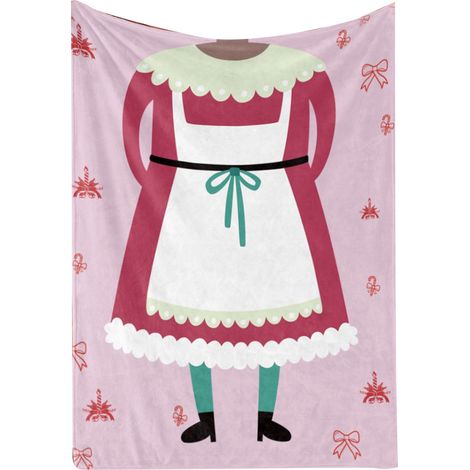 Couverture de Noël légère et douce BL640, 100x120cm pour canapé ou lit (1/5)