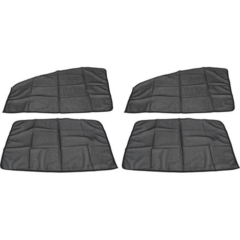 4-teiliges universelles magnetisches Sonnenschutzrollo, UV-Schutz, für Seiten-, Front- und Heckscheiben im Auto (1/5)