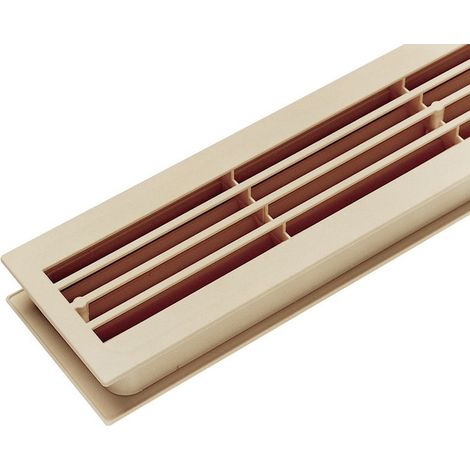 Ventilación del baño L.452mm An.92mm Ku.LI esquinas rectas. (Por 10)