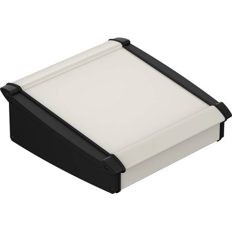 Bopla Alu-Topline ATPH-IP 2385-0200 SET Contenitore da banco 232.60 x 200 x 86.20 Alluminio, ABS Naturale, Nero (RAL 90