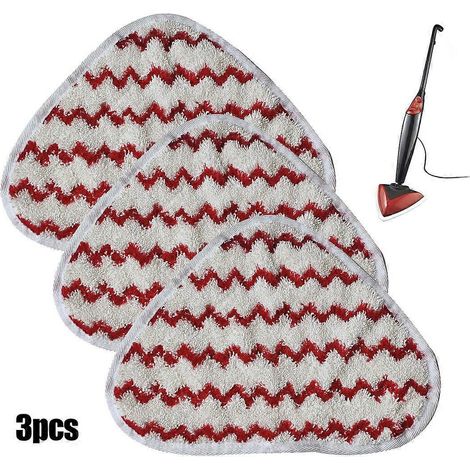 Lot de 2 housses de rechange en microfibre pour balai vapeur Vileda 157171 - Accessoires pour nettoyeur vapeur - Maison (1/2)