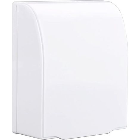 Boîtier de prise étanche - Multiprise étanche transparente - Convient pour la salle de bain (blanc) (1/5)