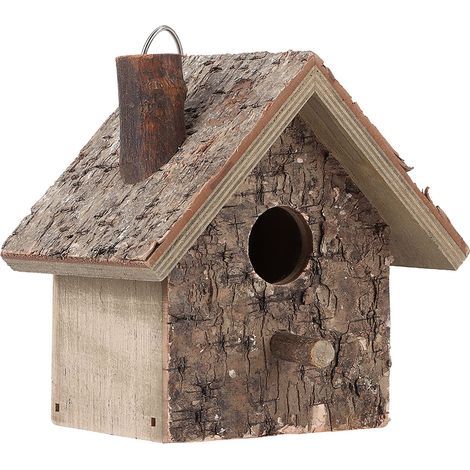 Wooden birdhouse, hanging type, moisture-resistant, resting place, pet supplies, accessories (1/5)