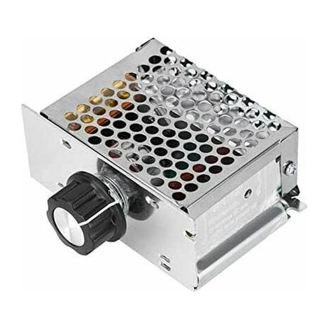 Drehzahlregler für 220-V-Motoren – 4000-W-Wechselspannungsregler – Spannungsbereich 10 V bis 220 V – Aluminium und Edelstahl (1/5)