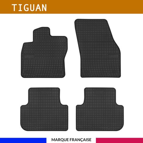 Tapis de voiture - Sur Mesure pour TIGUAN (2016-2020) - 4 pièces - Tapis de sol antidérapant pour automobile - Souple (1/4)