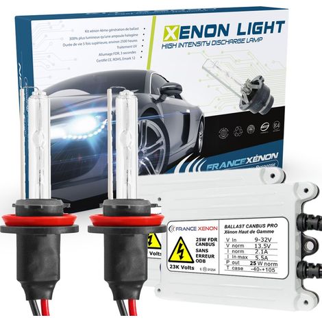 Kit Xénon H8 H9 H11 H16 - 8000°K 25W - Ballast LUXE XPU 2000Lms (1/5)